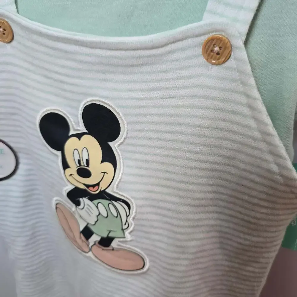 Disney dungarees white